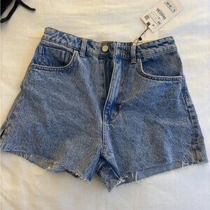 Zara Classic Blue Jean Shorts